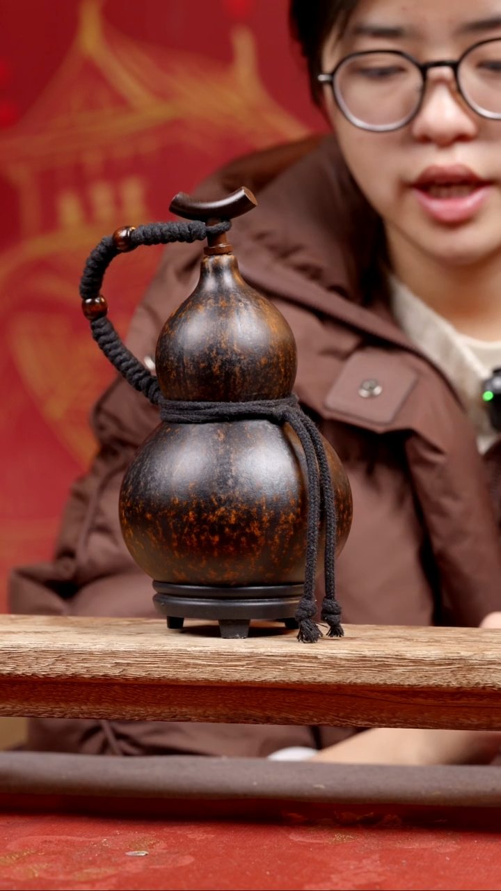 495号纯手工制作天然大漆真葫芦