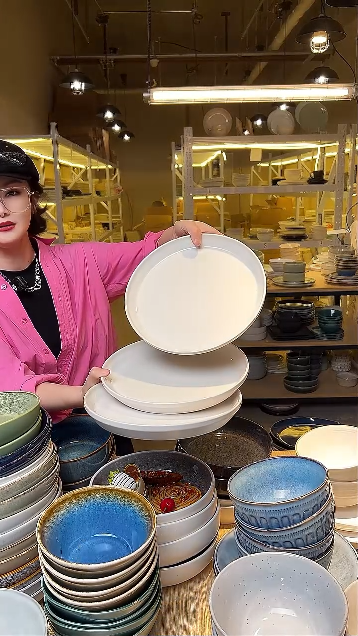 瓷278外贸尾货窑变釉下彩默认微瑕