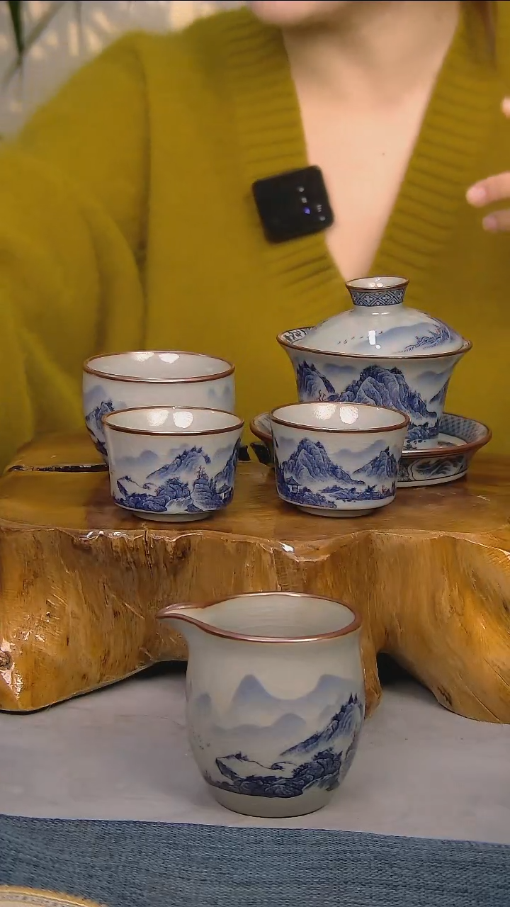 简装家用款5件套 陶瓷家用茶具系列