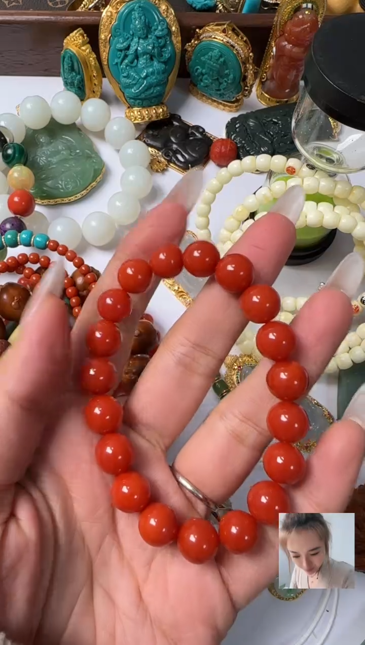 【闪购商品】南红玛瑙手串未镶嵌南红玛瑙手串