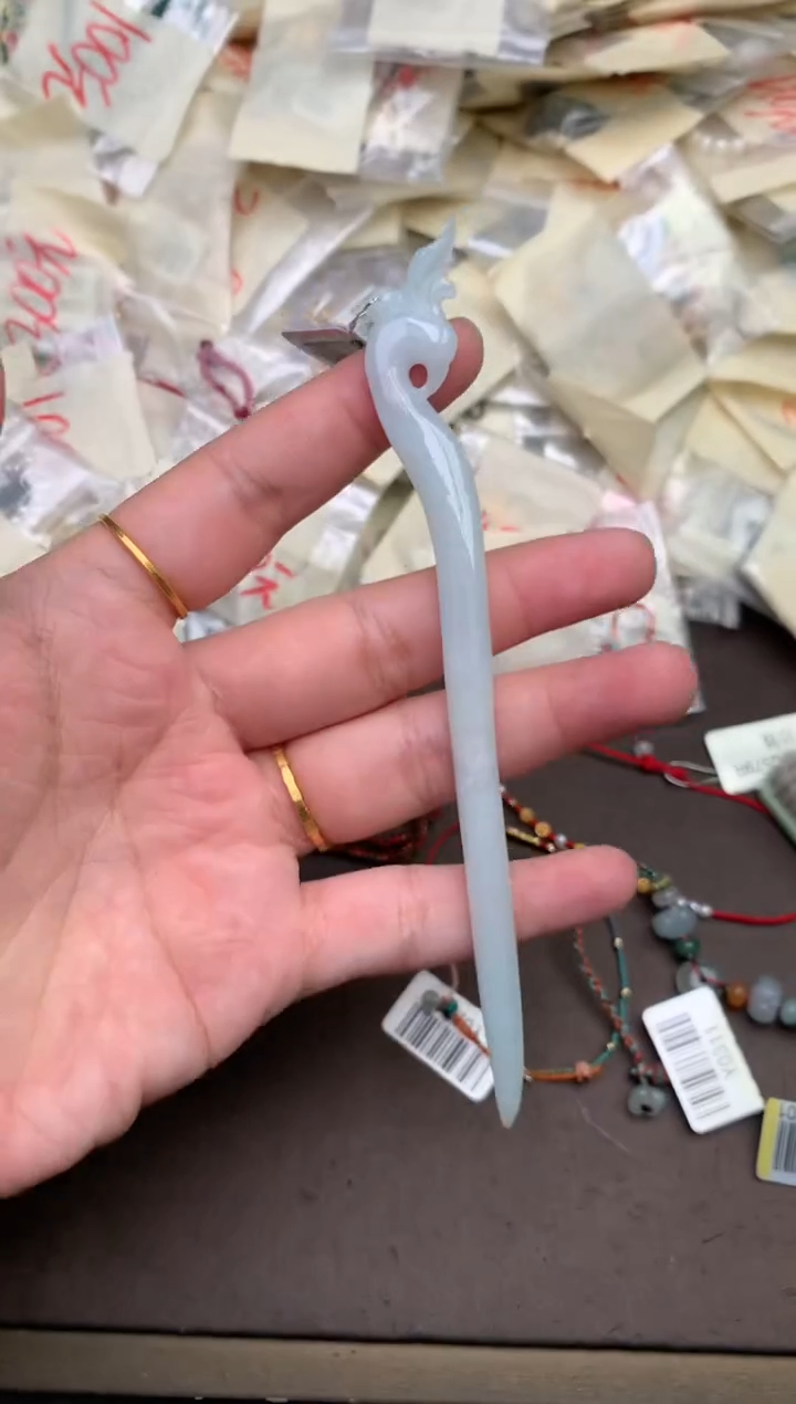 未镶嵌挂件翡翠一发簪