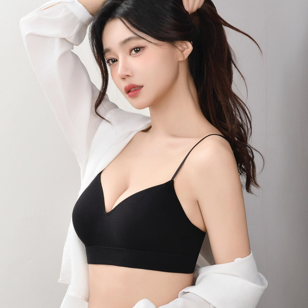 2025款聚拢收副乳小胸显大细肩带三角杯欧若风文胸性感美背内衣11