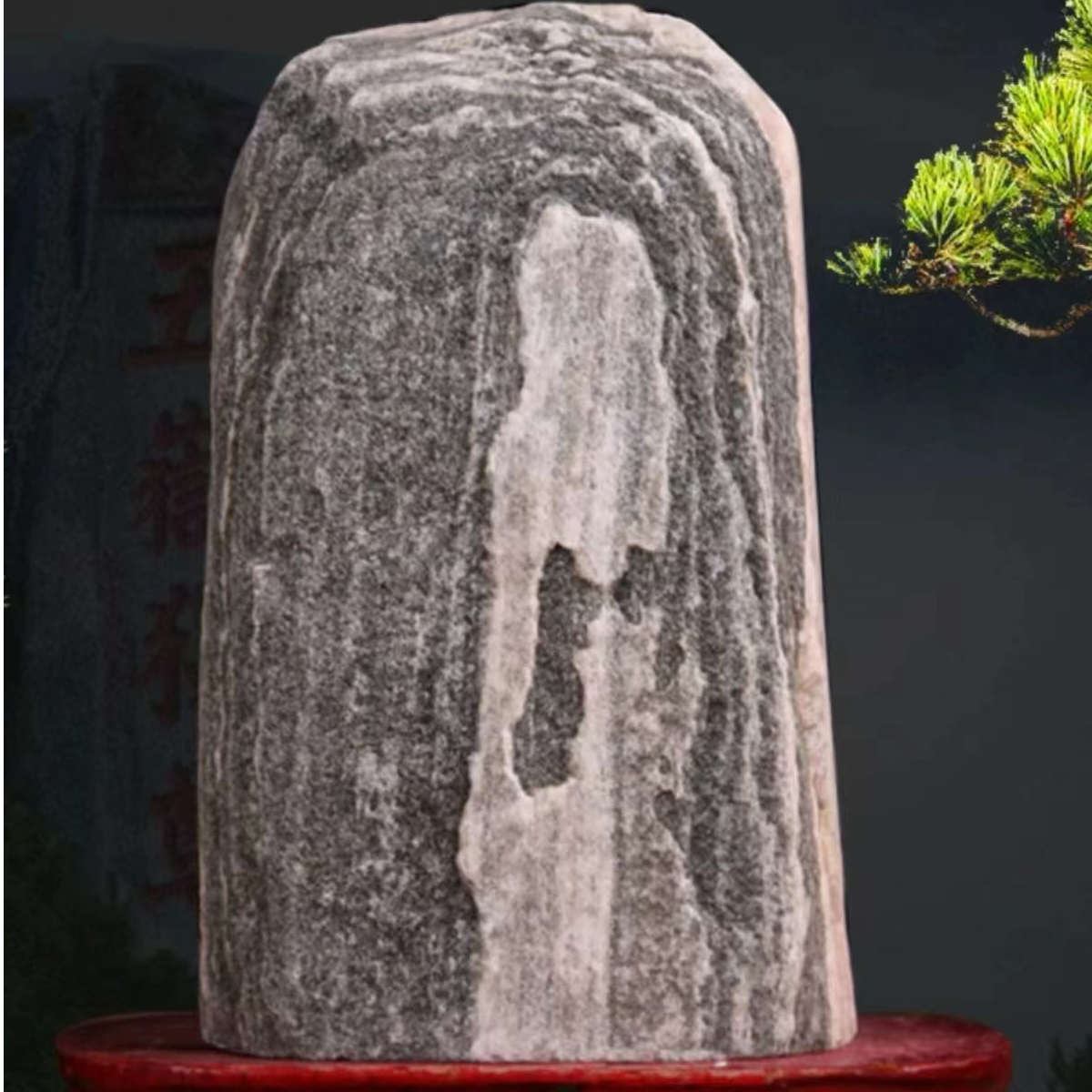 戈壁滩观景石摆件手把件