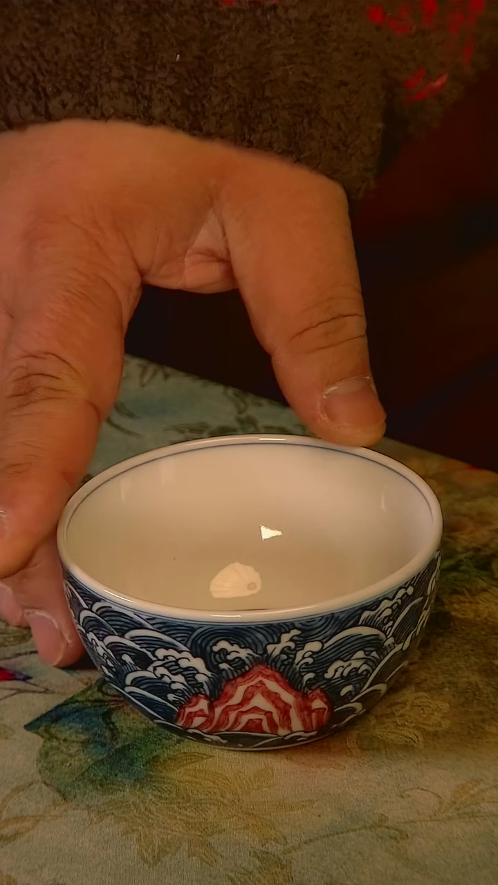 杯手工手绘杯杯很美丽