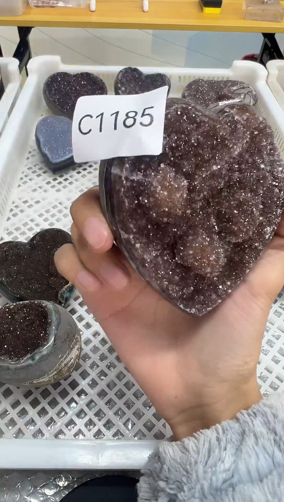 未镶嵌珠宝半成品水晶C1185