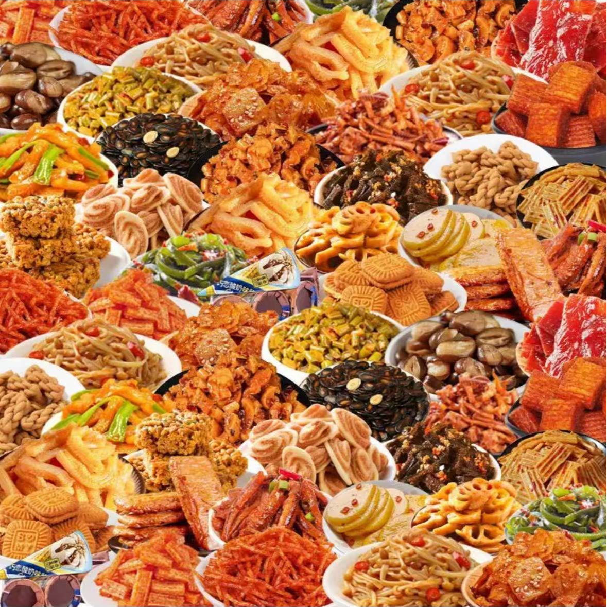 个人单 拍啥发啥  各种好吃的小零食