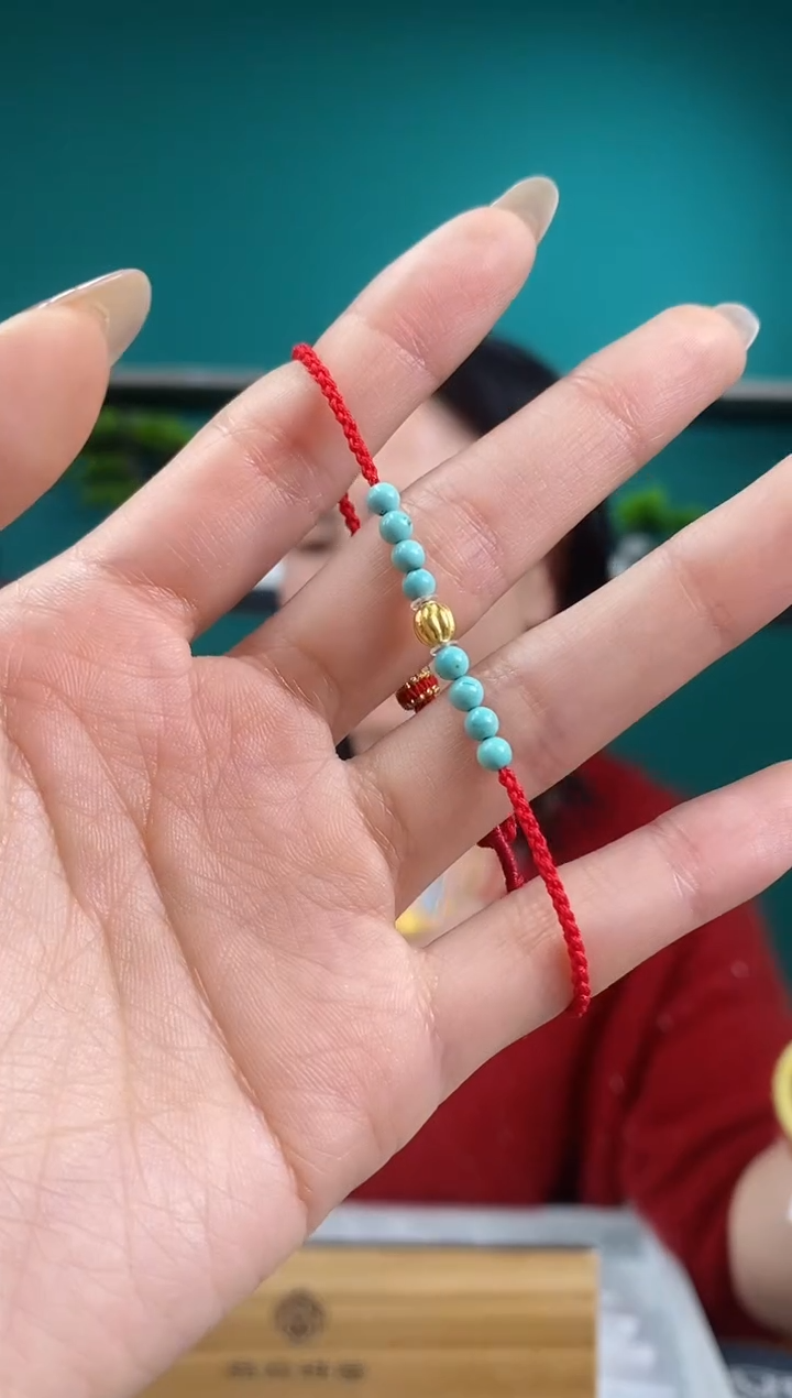 【闪购商品】绿松石珠宝奇石足金镶嵌1