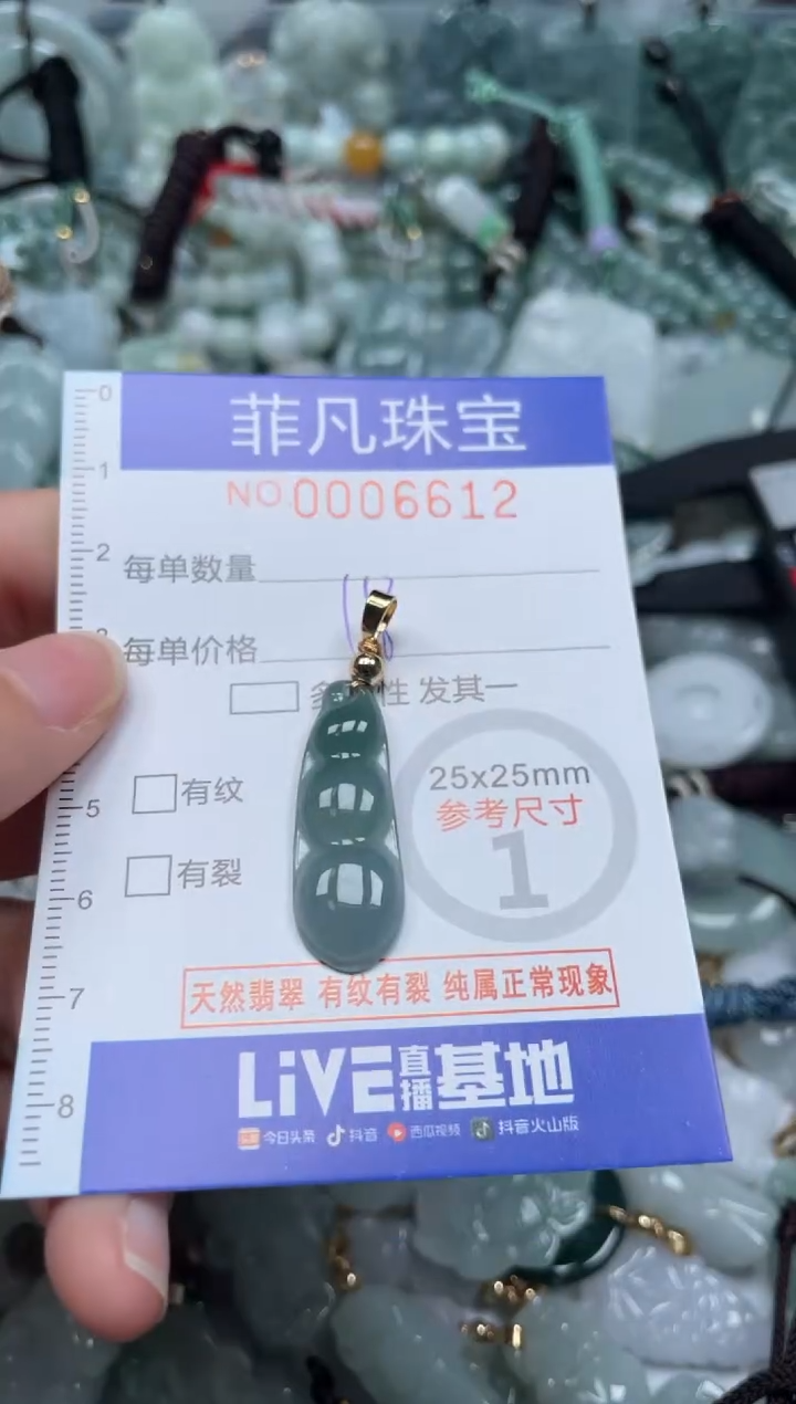 【闪购商品】翡翠颈饰未镶嵌00..6612