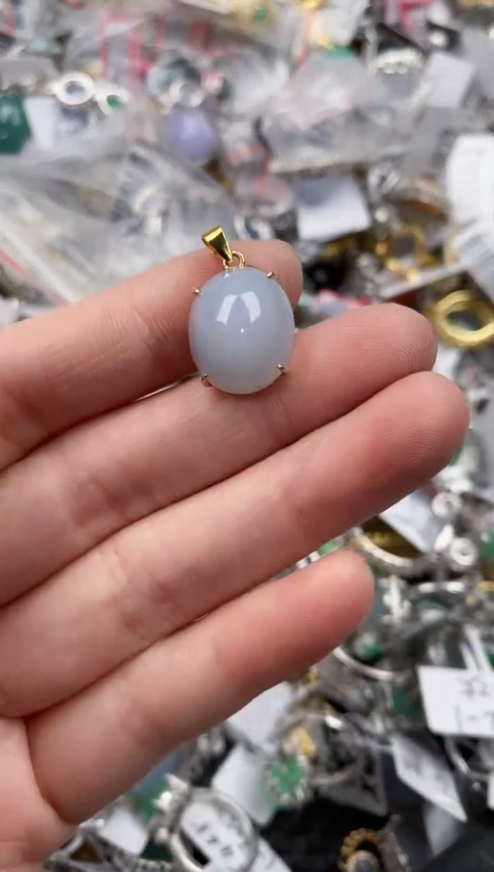 银S925镶嵌戒指翡翠333              10