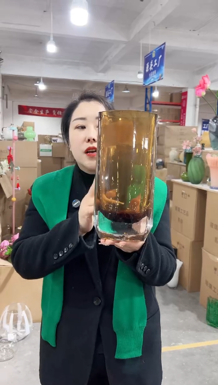 【闪购商品】玻璃花伴你花瓶微瑕-KRVJ3