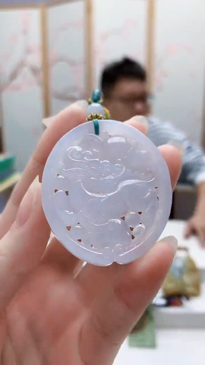 未镶嵌定制翡翠5175ry-毛货挂件158