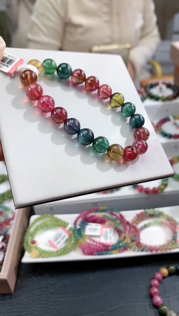 【闪购商品】碧玺手串未镶嵌多样性发一条