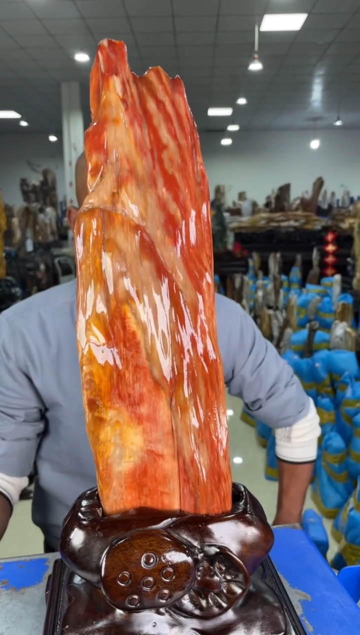 【闪购商品】硅化玉摆件未镶嵌74