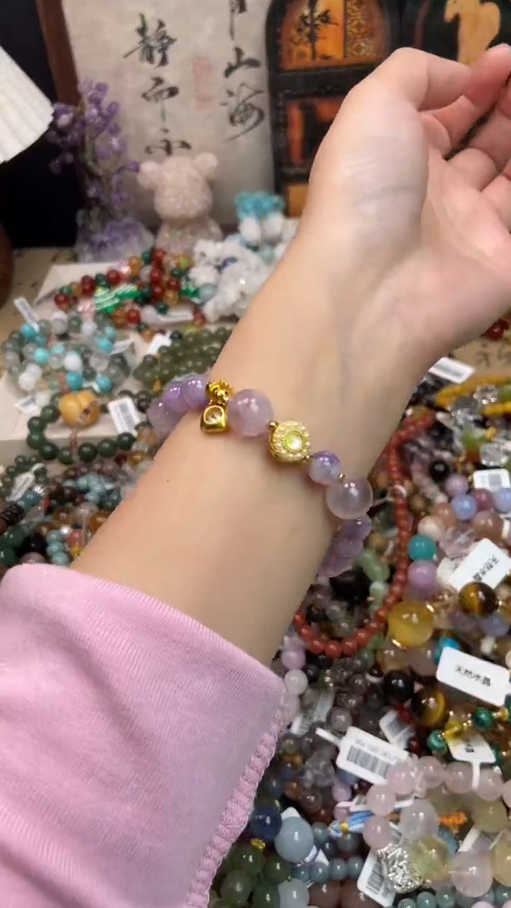 未镶嵌手链紫晶395