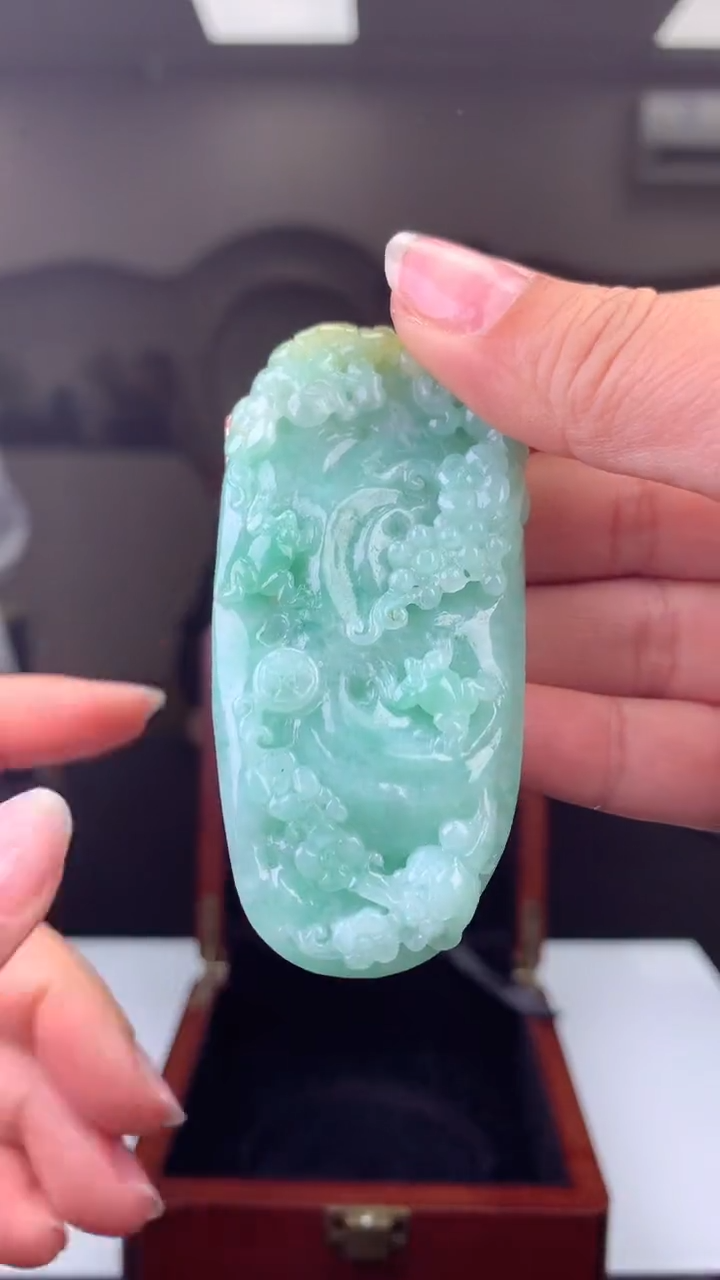 【闪购商品】定制翡翠未镶嵌天然A货翡翠（拍一发一)