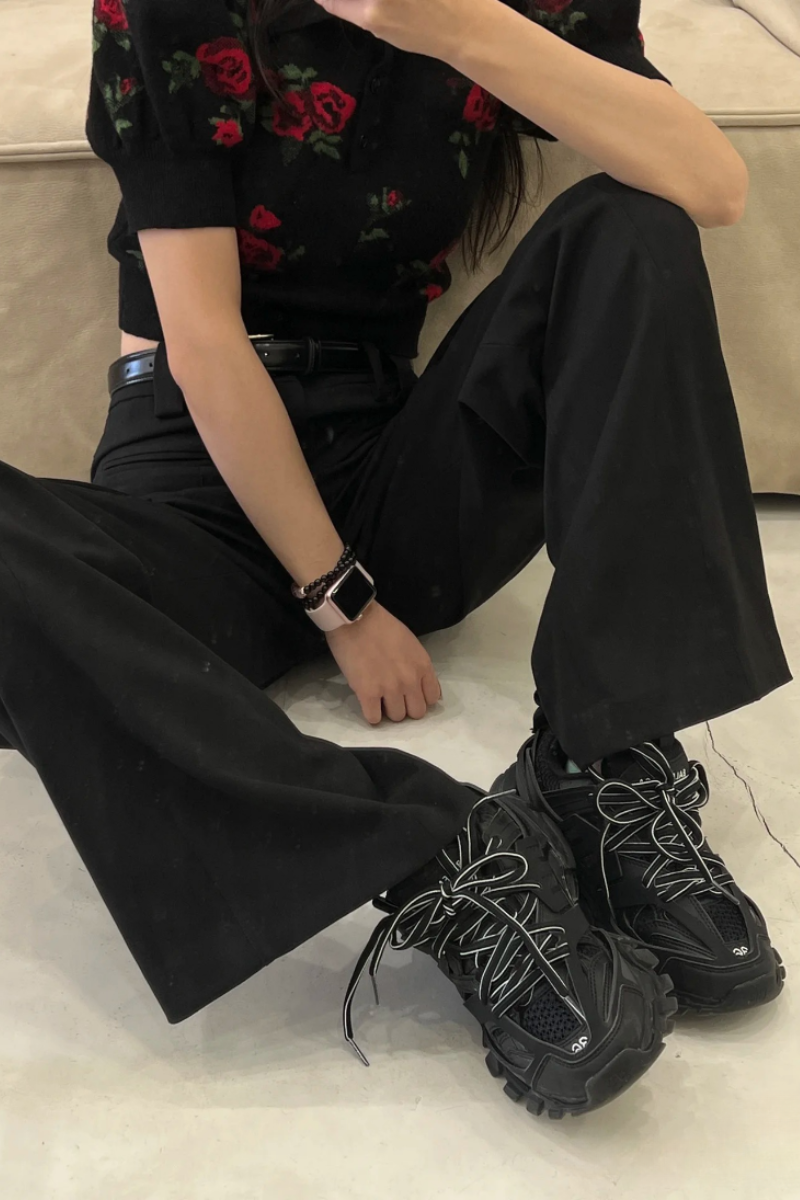 Track系列 广州塔尖渠道版 轻奢情侣款做旧复古舒适休闲运动跑鞋