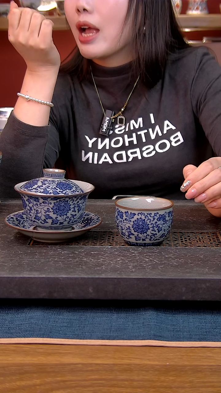 简装家用款2件套 老陶泥开片纹陶瓷茶具