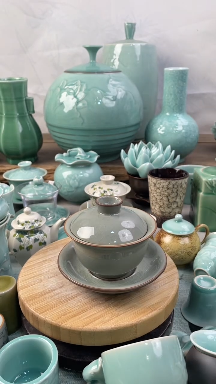 【闪购商品】特价福利 微瑕 慧仙青瓷