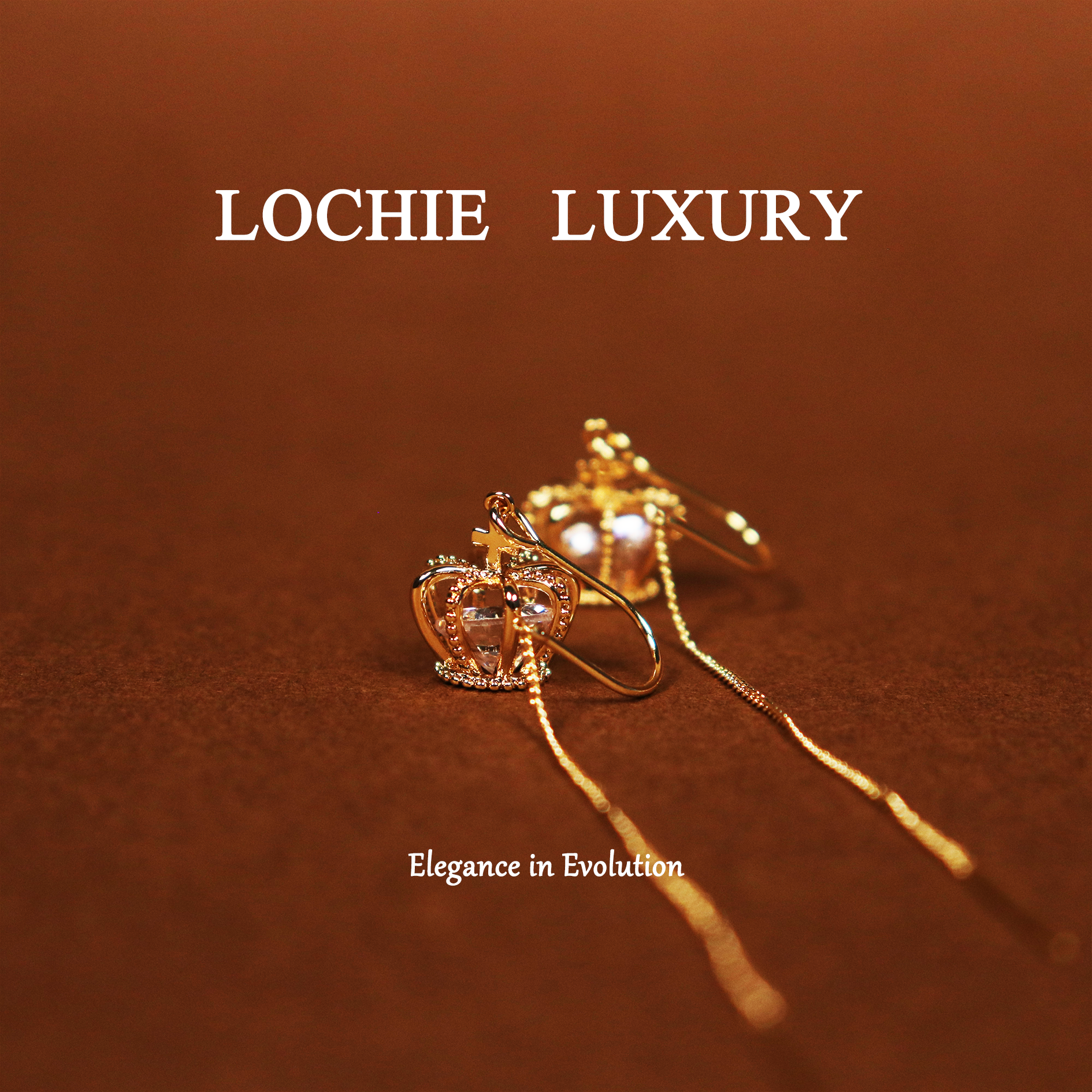 Lochie Luxury 黄铜锆石耳饰 L205【千云水谣】轻奢百搭长款锆石耳