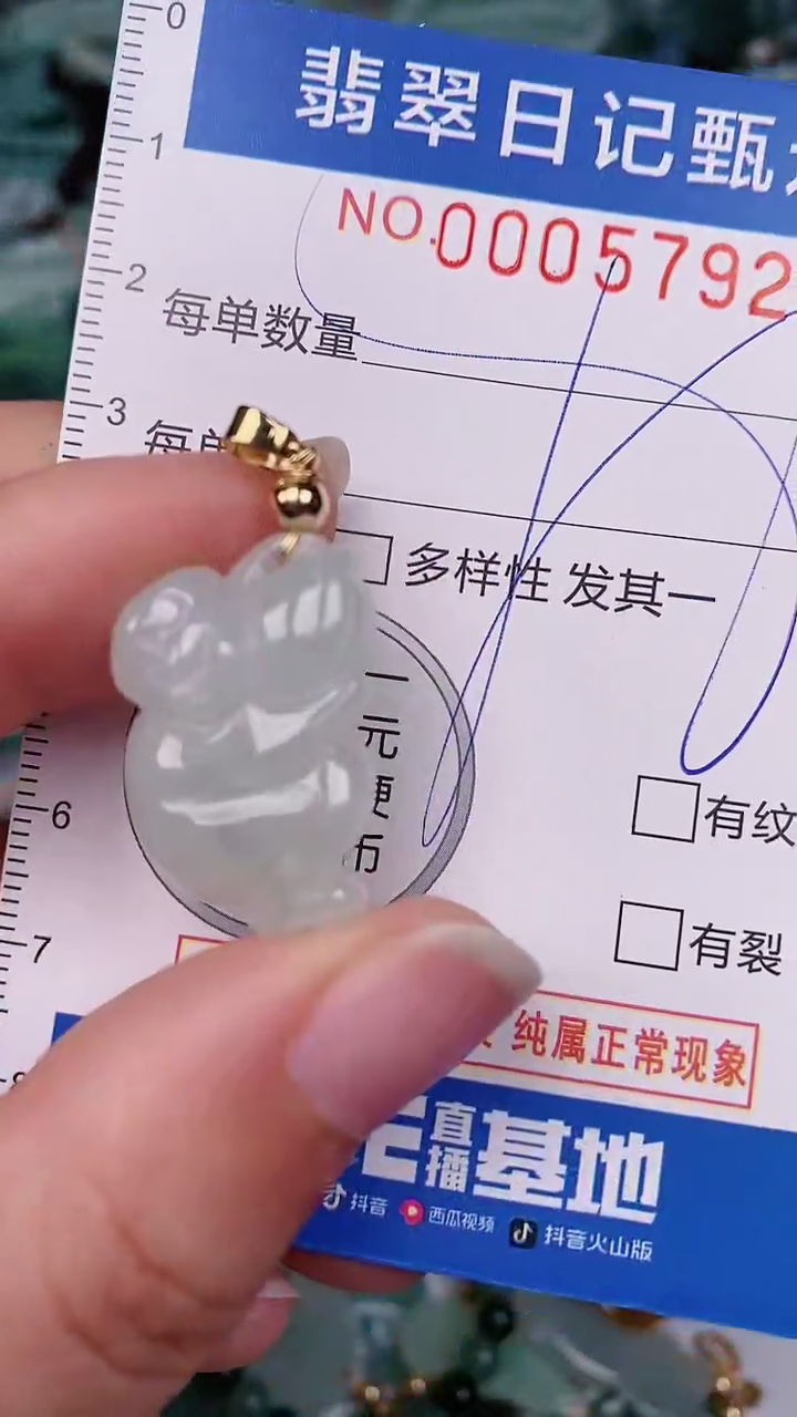 【闪购商品】翡翠颈饰未镶嵌00005792