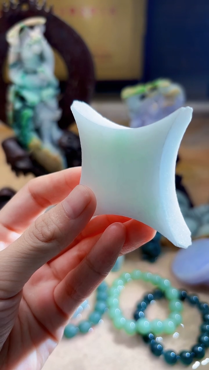未镶嵌挂件翡翠A货柠优6571