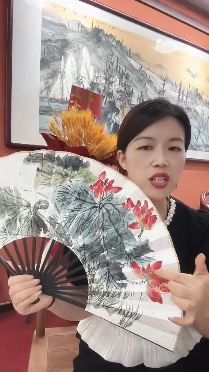 国画孟祥敏/国画/扇面