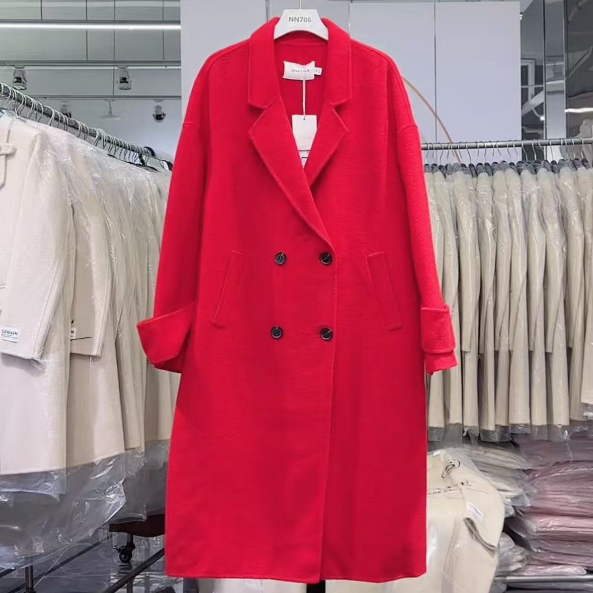 NN706-时尚女装设计感大衣显瘦休闲百搭气质百搭