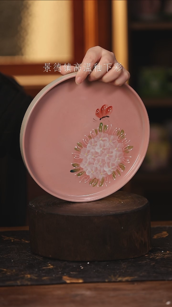 陶瓷不****兔  景德镇高温釉下手绘陶瓷