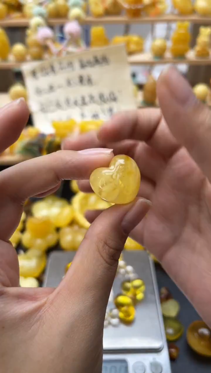 琥珀未镶嵌珠宝奇石021琥珀蜜蜡微瑕