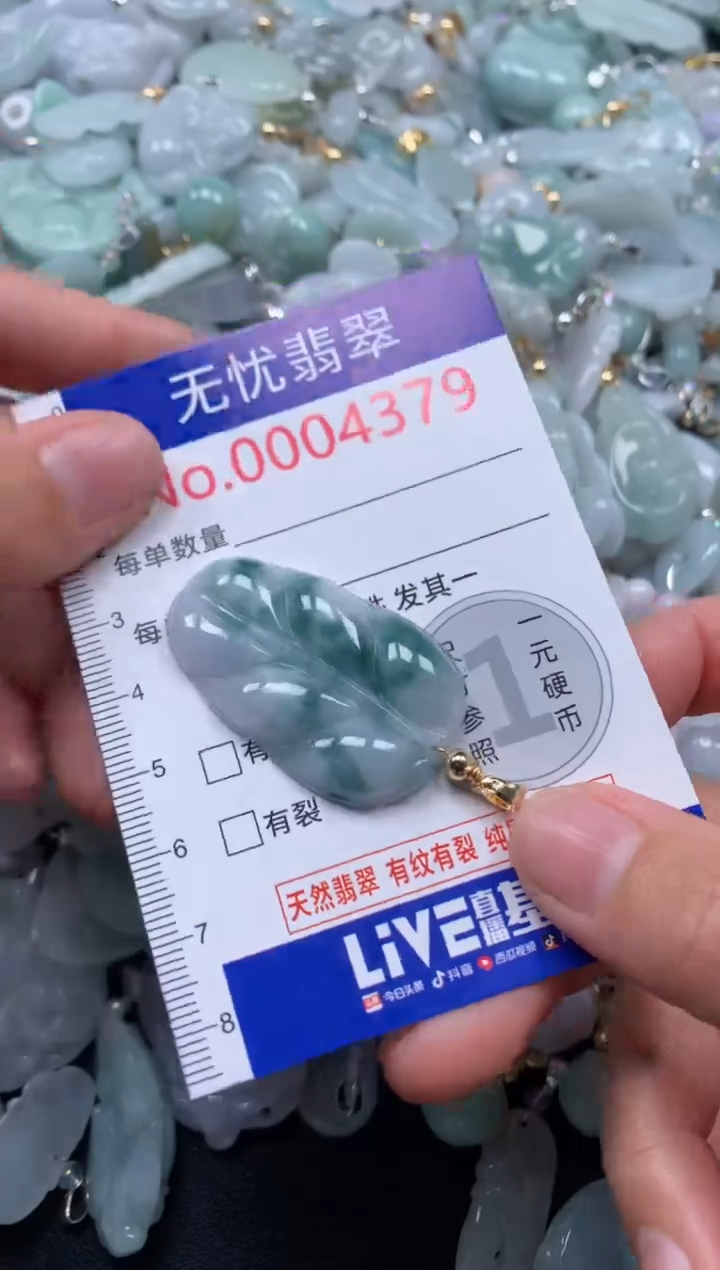 颈饰未镶嵌翡翠4379