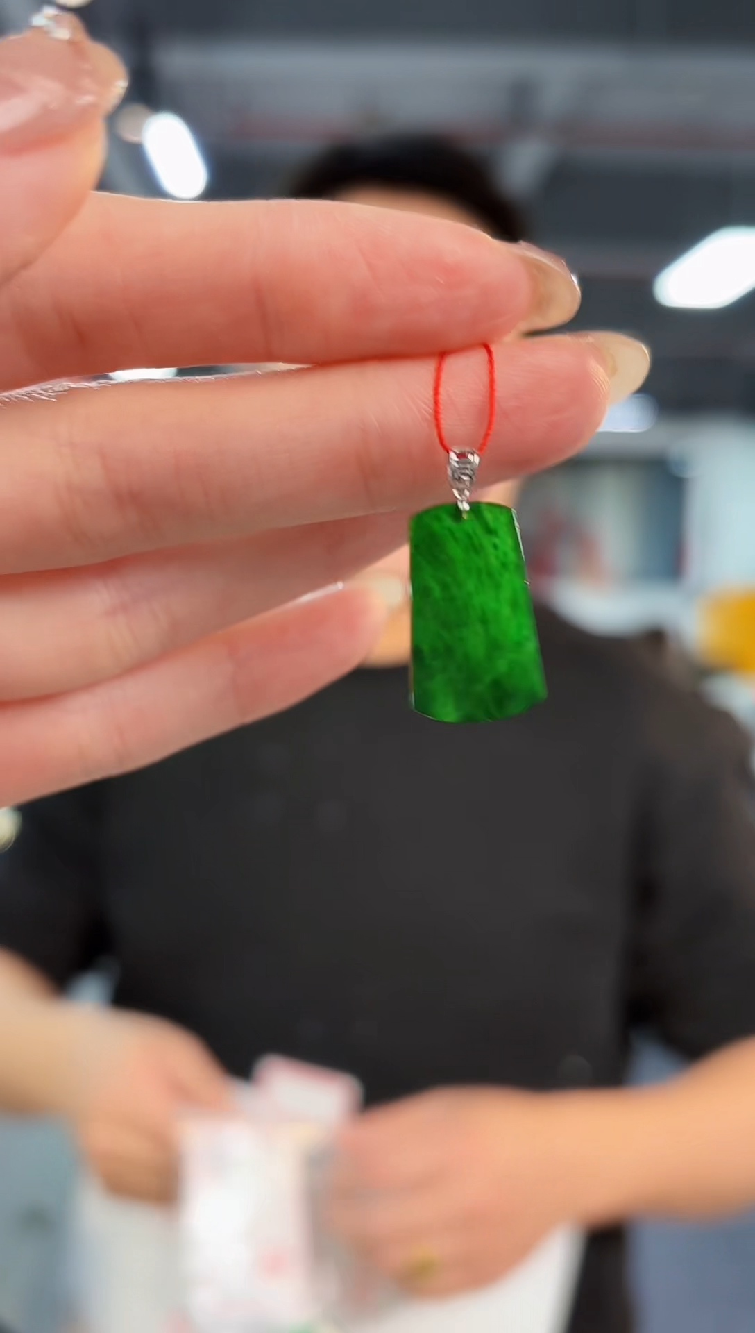 【闪购商品】翡翠颈饰18K金镶嵌缅料A货/支持复检/一件