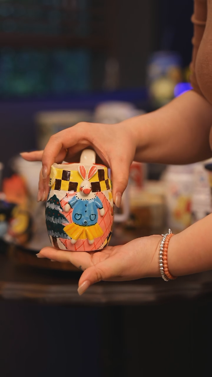 【闪购商品】摆件景德镇釉下彩绘设计师款式陶瓷