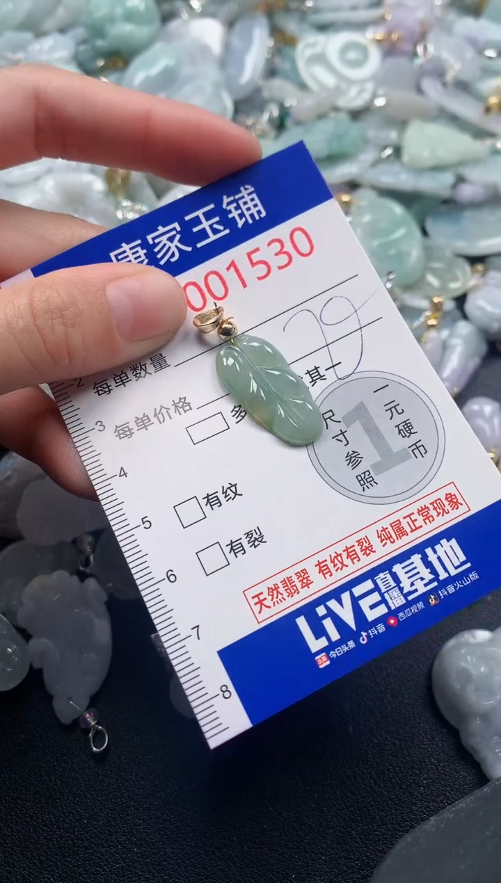吊坠(不含链)未镶嵌翡翠1530
