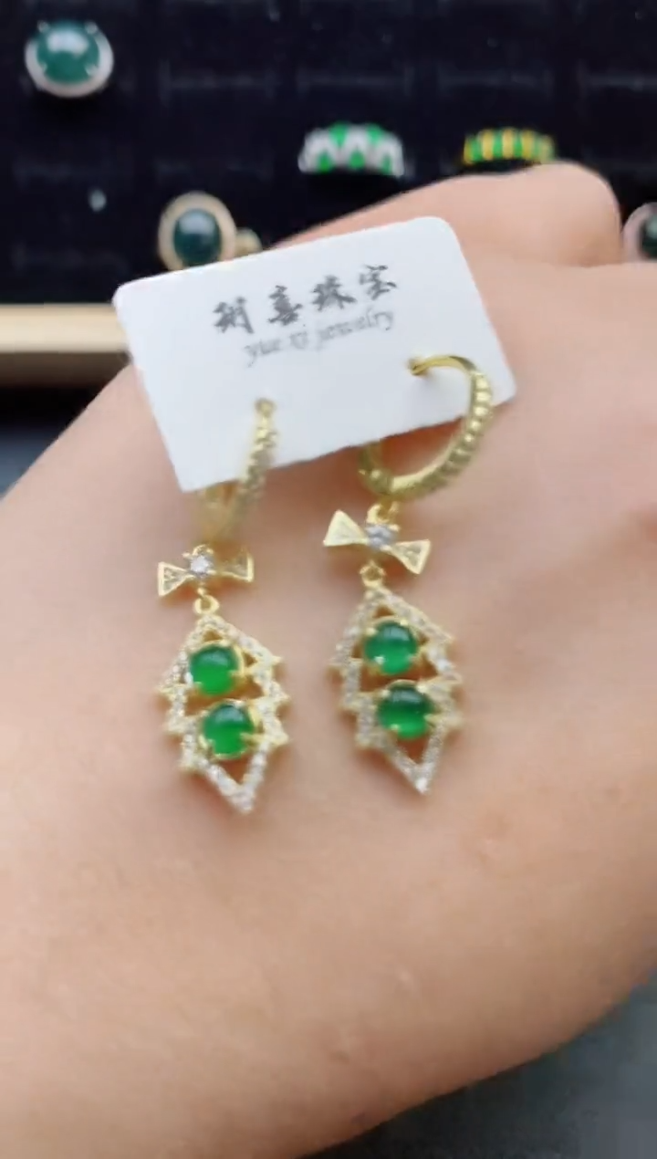 【闪购商品】翡翠戒指银S925镶嵌321321