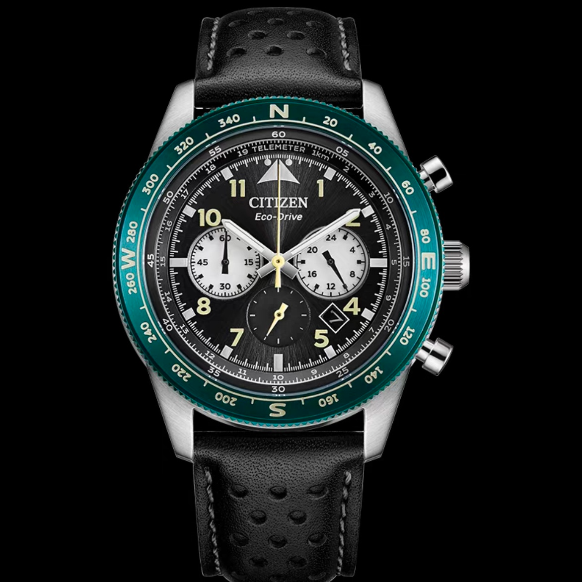 Citizen/西铁城光动能日历防水计时男士手表CA4558-16E