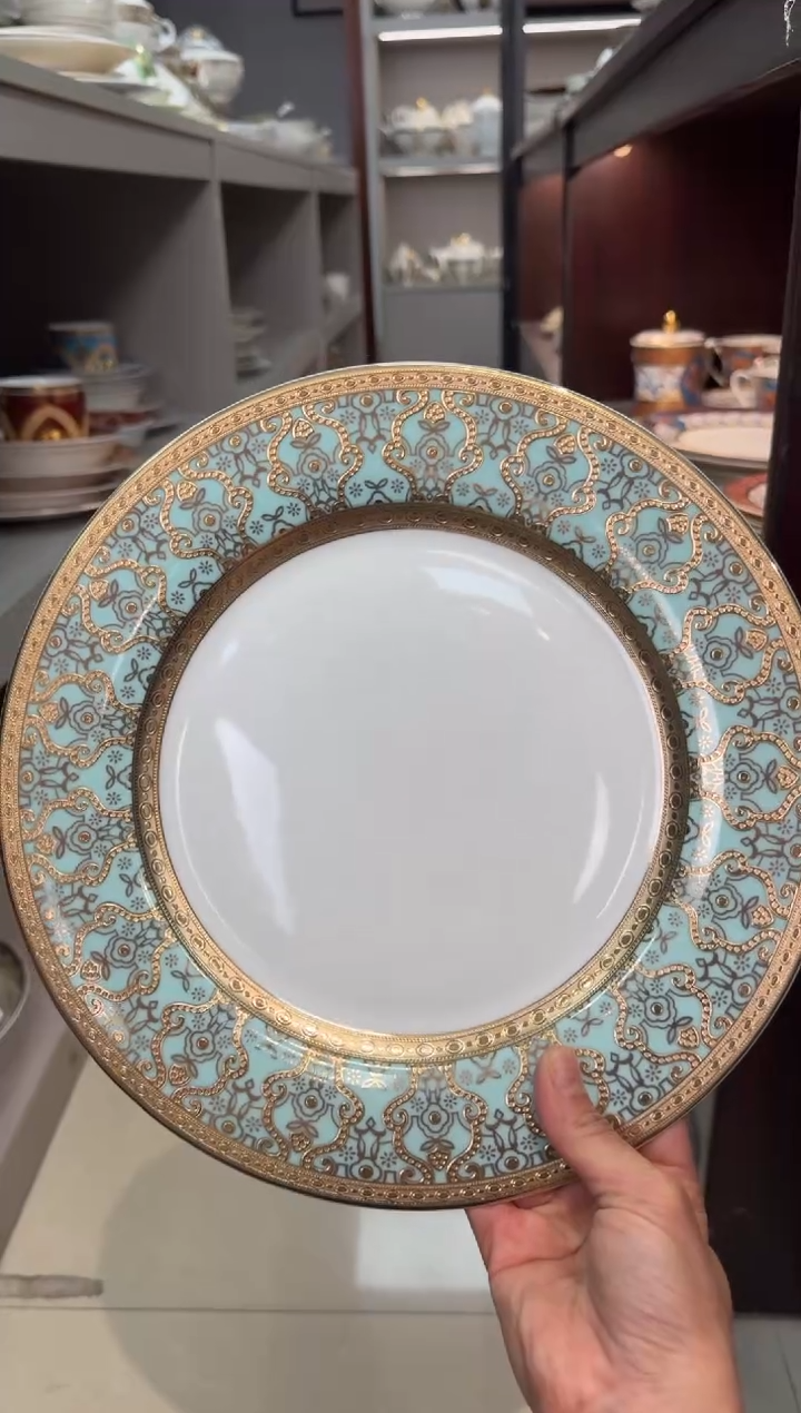 【闪购商品】瓷片10.5英寸平盘 高温瓷 微瑕