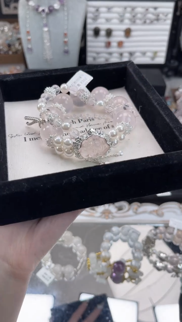【闪购商品】水晶手链未镶嵌天然水晶 多样性发货