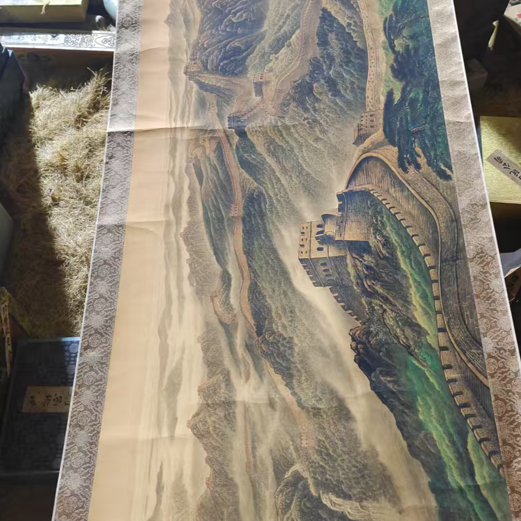 1个横幅长城万里摆件链接