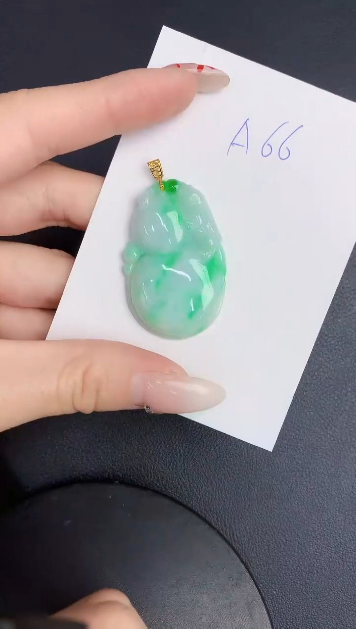 【闪购商品】翡翠颈饰18K金镶嵌0000000000