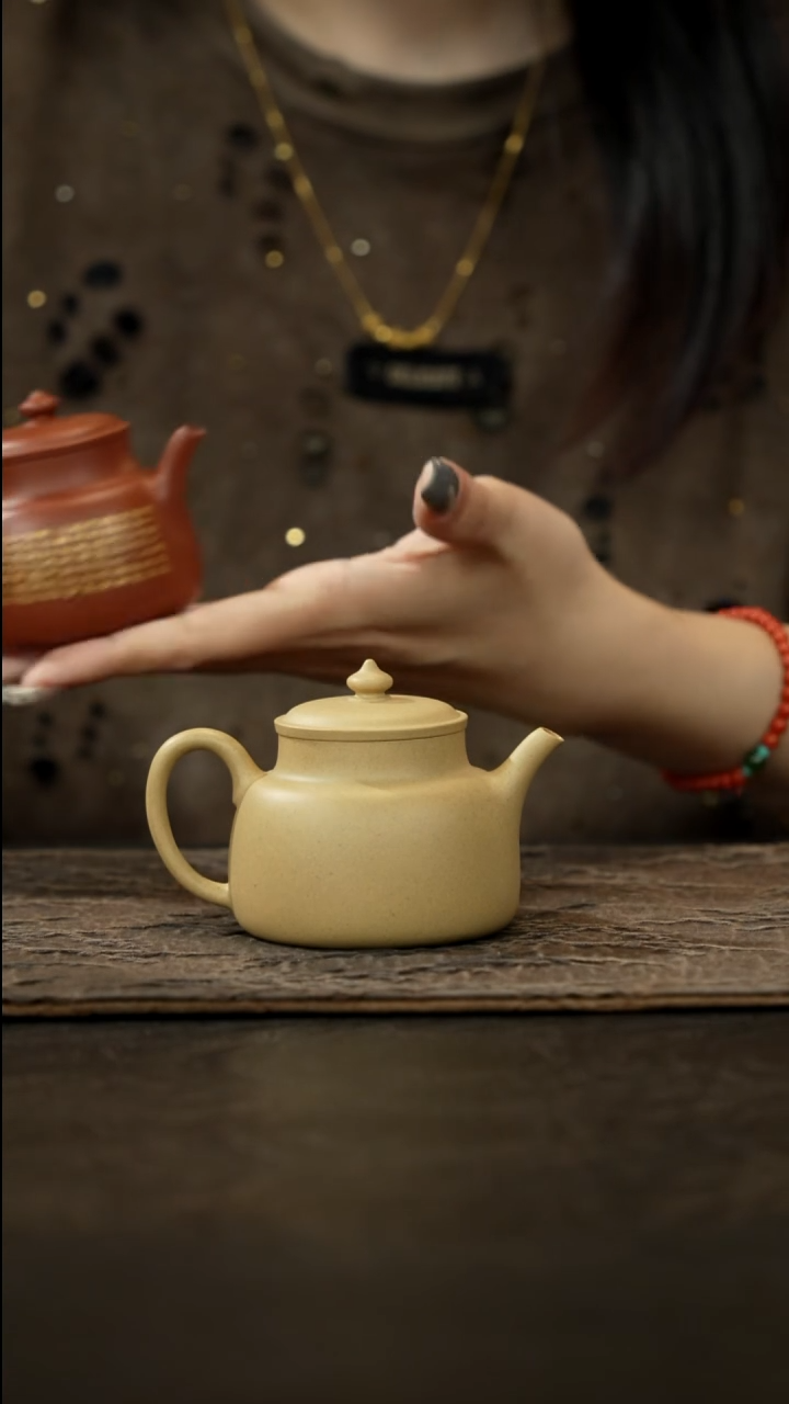 茶壶紫砂本绿小金汇130cc