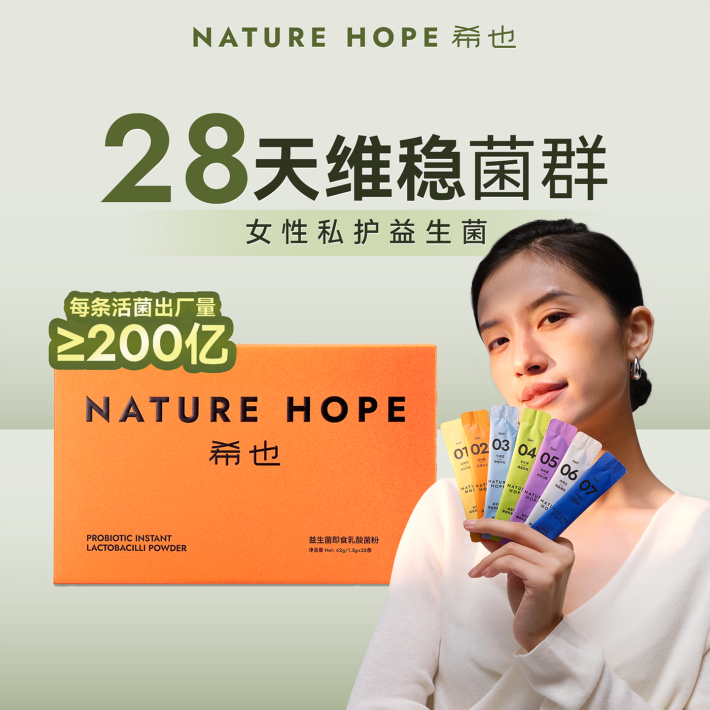 28条月套餐-NatureHope希也私密益生菌女性URex活性乳酸菌粉