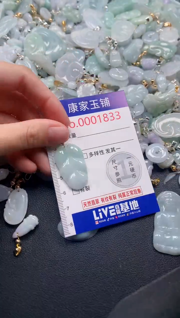 吊坠(不含链)未镶嵌翡翠1833