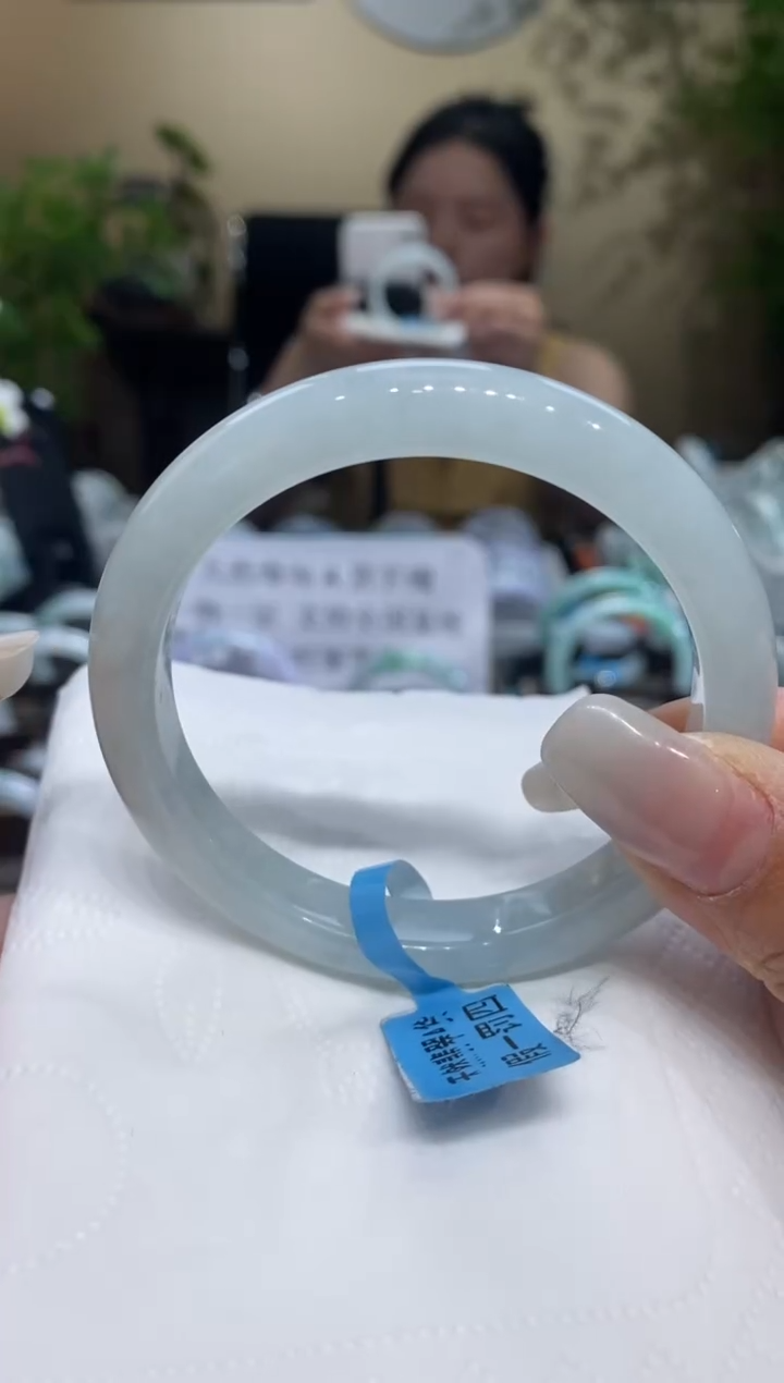 翡翠手镯未镶嵌翡翠54-55