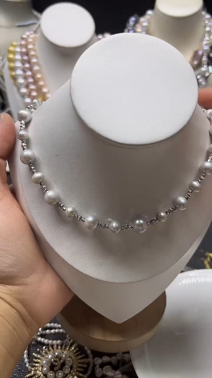 颈饰未镶嵌淡水珍珠多人