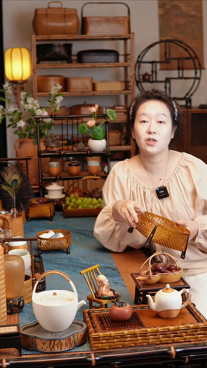 玲珑竹筐两大组合装   