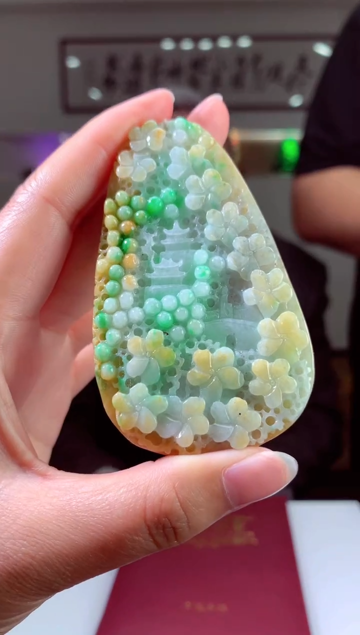 【闪购商品】定制翡翠未镶嵌天然A货翡翠（拍一发一）