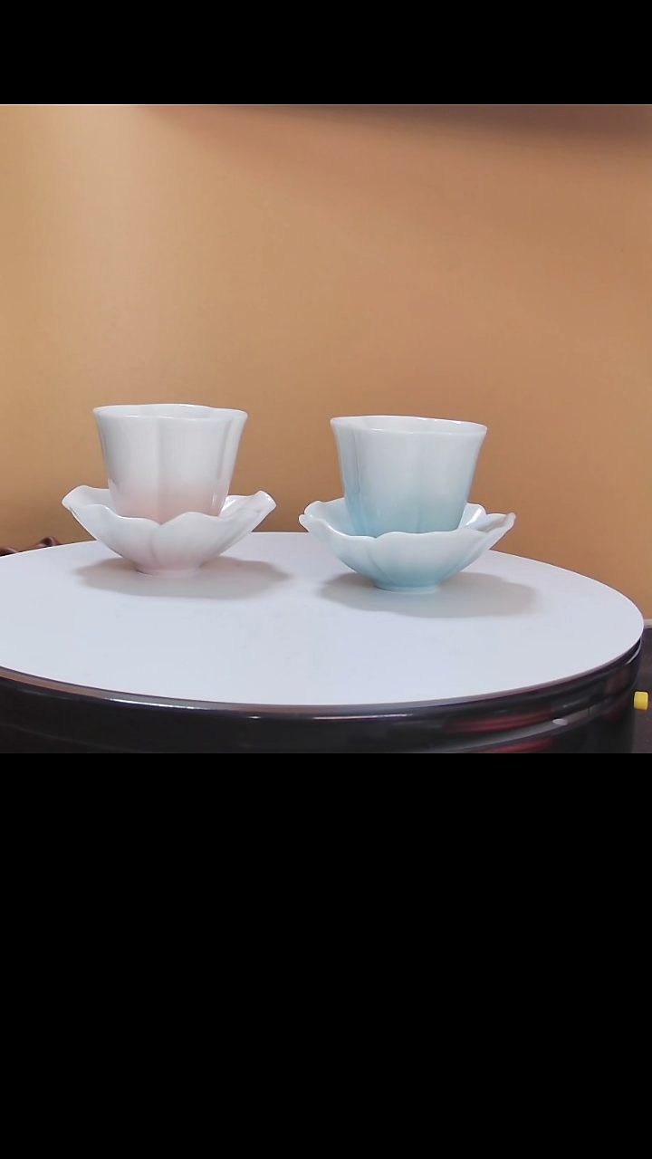 【闪购商品】陶瓷花语对杯礼盒装