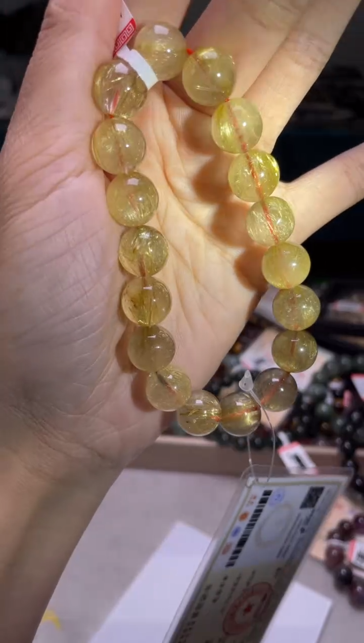 手串未镶嵌水晶948/12金发晶