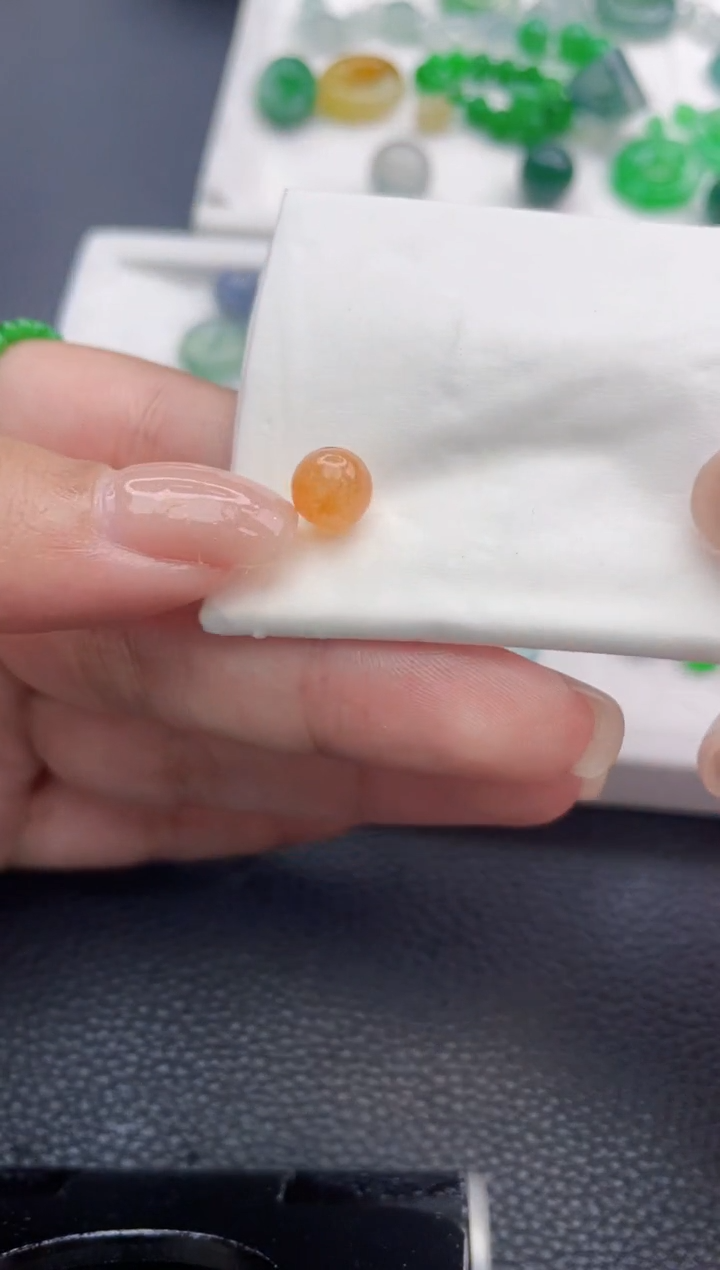 定制翡翠未镶嵌小*珠0792