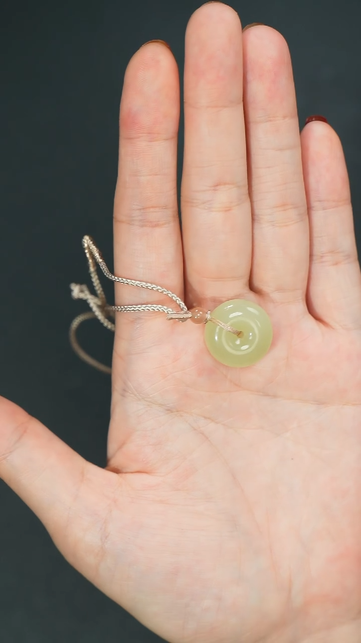 和田玉未镶嵌颈饰LZ0021